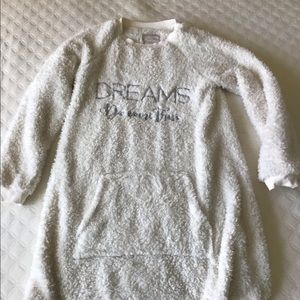 Peaches and dreams fluffy pj sweater top